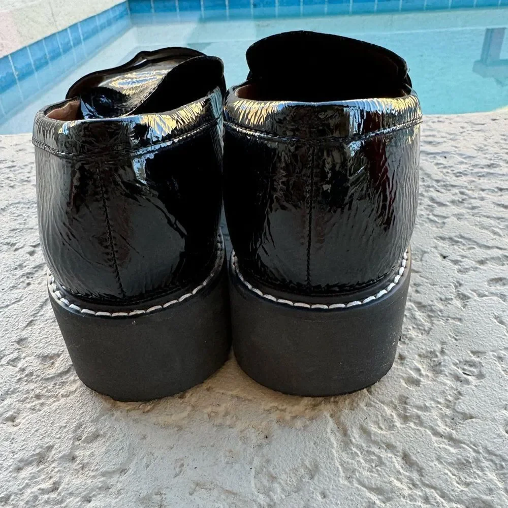 Franco Balin Lug Sole Penny Loafer EUC SZ 8.5